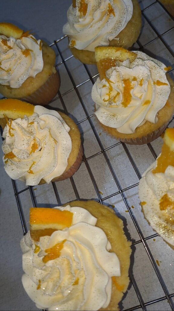 Moist Orange Cupcakes Filled With Homemade Orange Curd